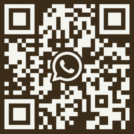 Scan to contact CARDHΞ↓R on WhatsApp – Handmade sustainable design from Amsterdam